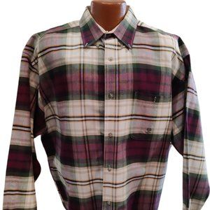 Twenty X Multicolor Plaid Western Button-Up Shirt Size XXL #1296